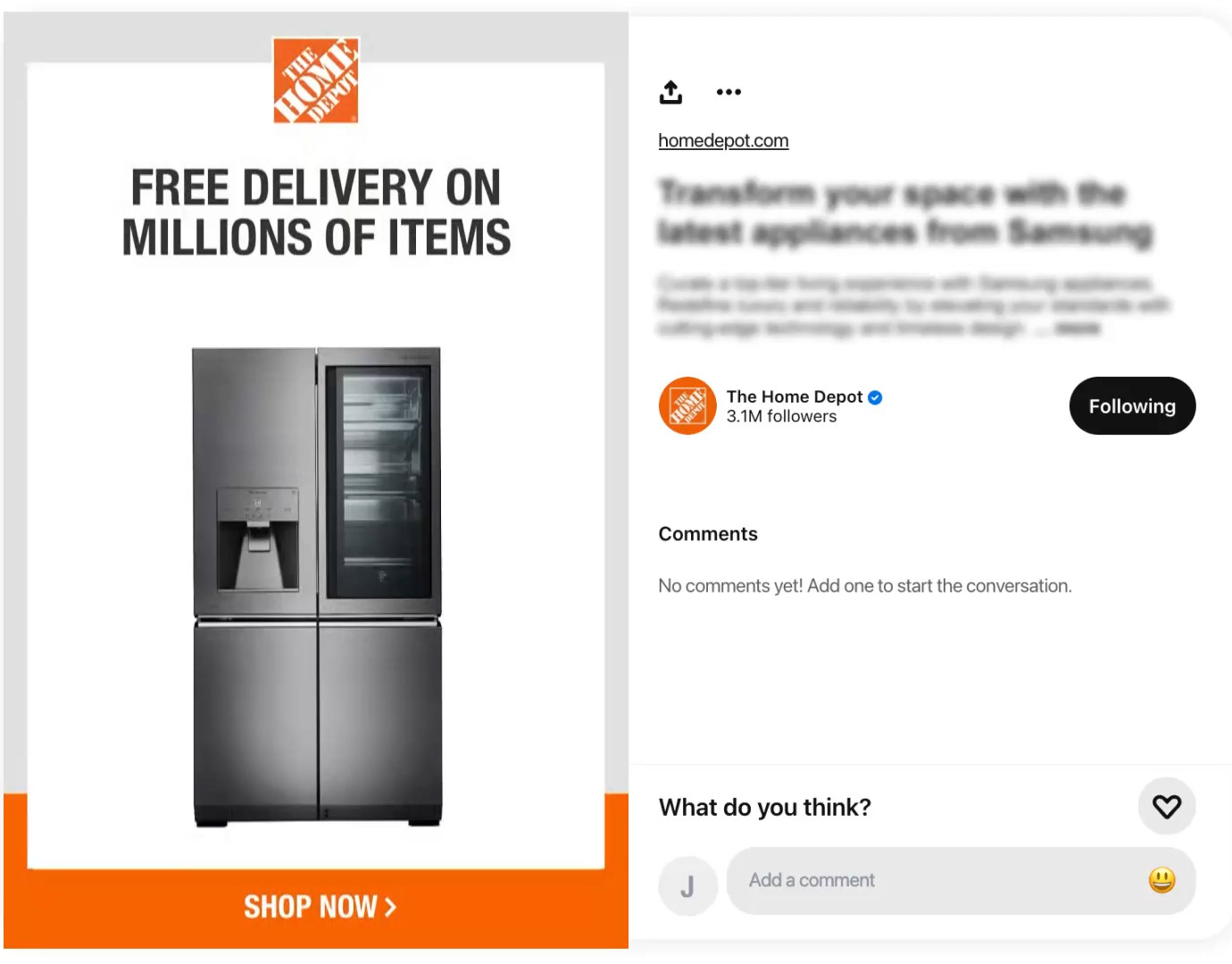The Home Depot Products 360s — interactive product photography